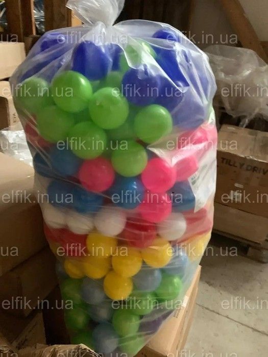 Набір кульок для сухого басейну 380 шт в кульку 0277 BAMSIC. 0277 фото