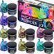Пігмент перламутровий хамелеон Chameleon Mica Powder слюдяна пігментна пудра ALEXES 8 кольорів Набір №2 HM-003 фото 2