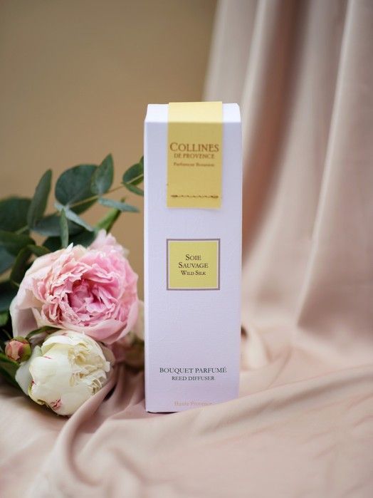 Ароматизатор для дома с палочками, Аромадиффузор Collines de Provence Дикий шелк 100мл C3101SSA фото