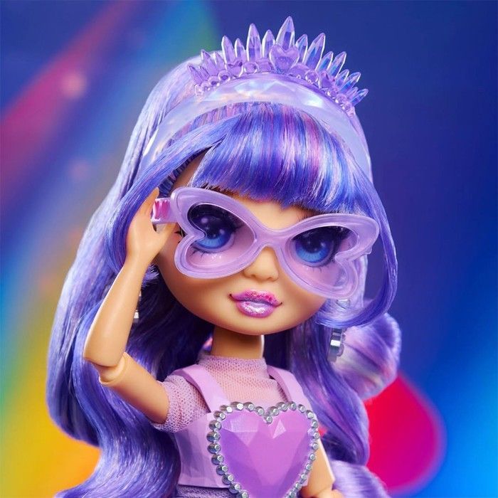 Ігровий набір з лялькою Rainbow High серії Creative Crystals - Віолетта 121404 фото