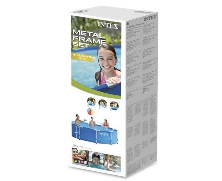 Intex бассейн каркасный 28200 круглый 305*76 см, 28200 фото