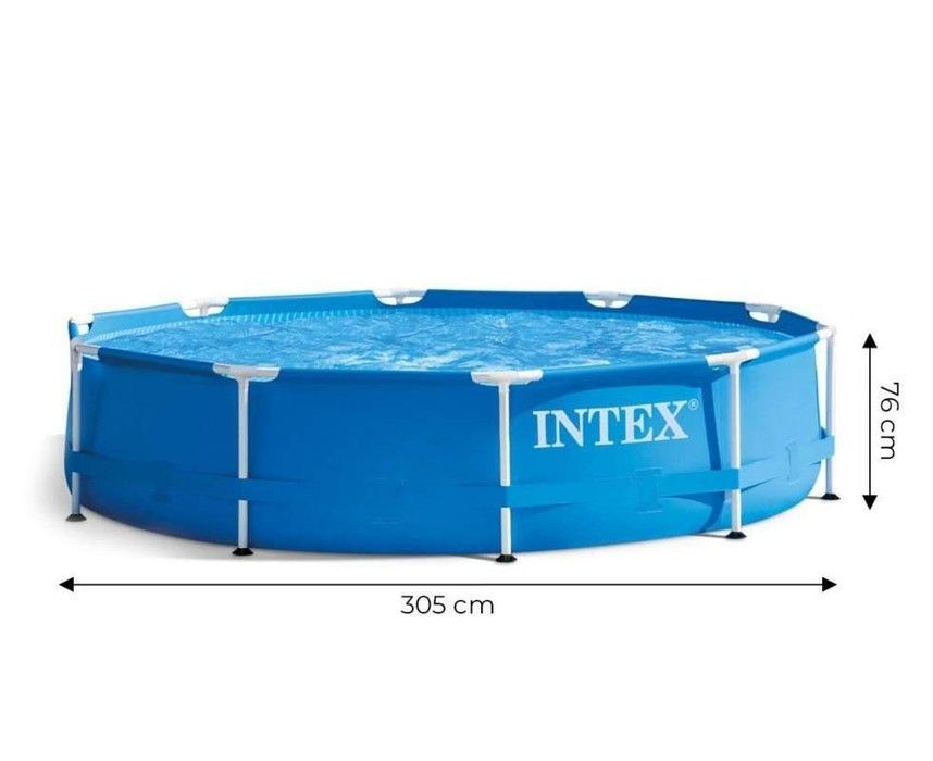 Intex бассейн каркасный 28200 круглый 305*76 см, 28200 фото