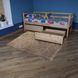 Підліткове ліжко лакове babyson 1 з ящиком 80x190см babyson 1 фото 3