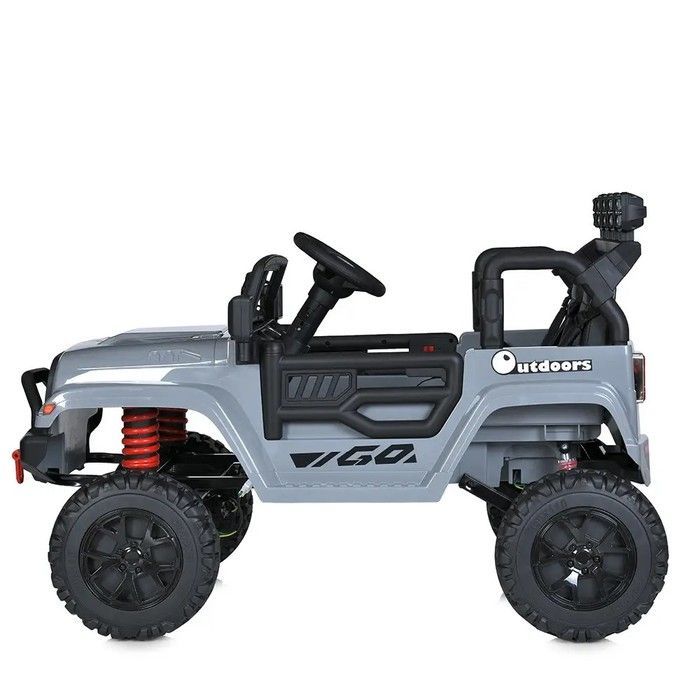 Дитячий електромобіль джип Bambi M 5995EBLR-11(24V) , сірий  M 5995EBLR-11(24V) фото