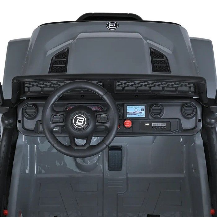 Дитячий електромобіль джип Bambi M 5995EBLR-11(24V) , сірий  M 5995EBLR-11(24V) фото