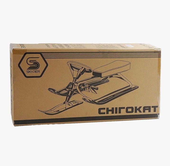 Снігокати Skyper S-43508 сталева рама, кермо, м`яке сидіння  S-43508 фото
