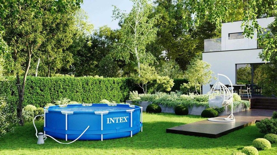 Бассейн INTEX каркасный c фильтр-насосом 28202 р.305*76см 28202 фото