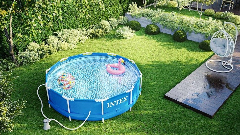 Бассейн INTEX каркасный c фильтр-насосом 28202 р.305*76см 28202 фото