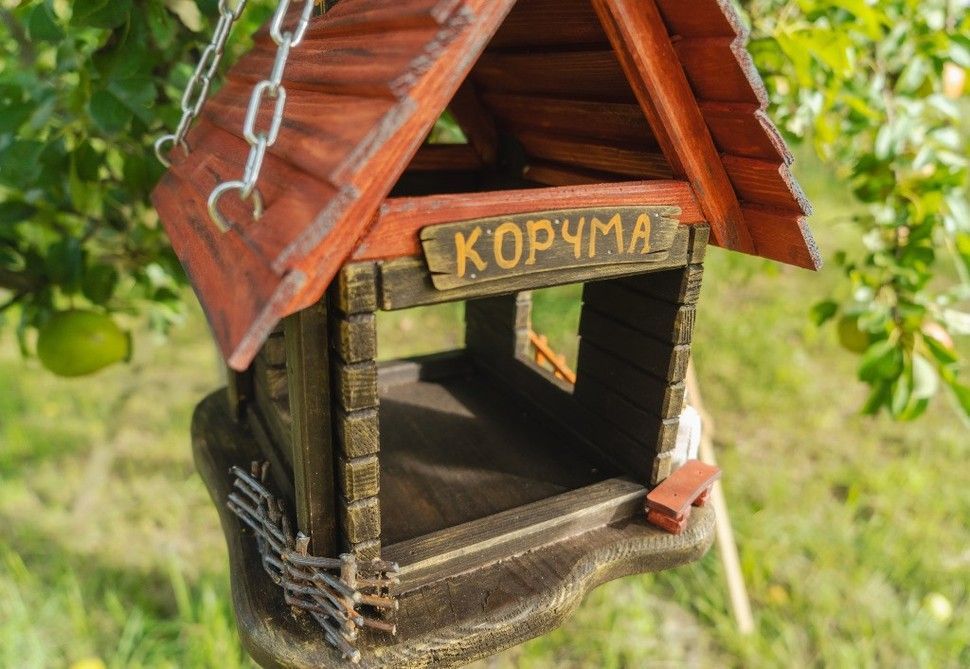 Годівничка для птахів підвісна Корчма 0001197 фото