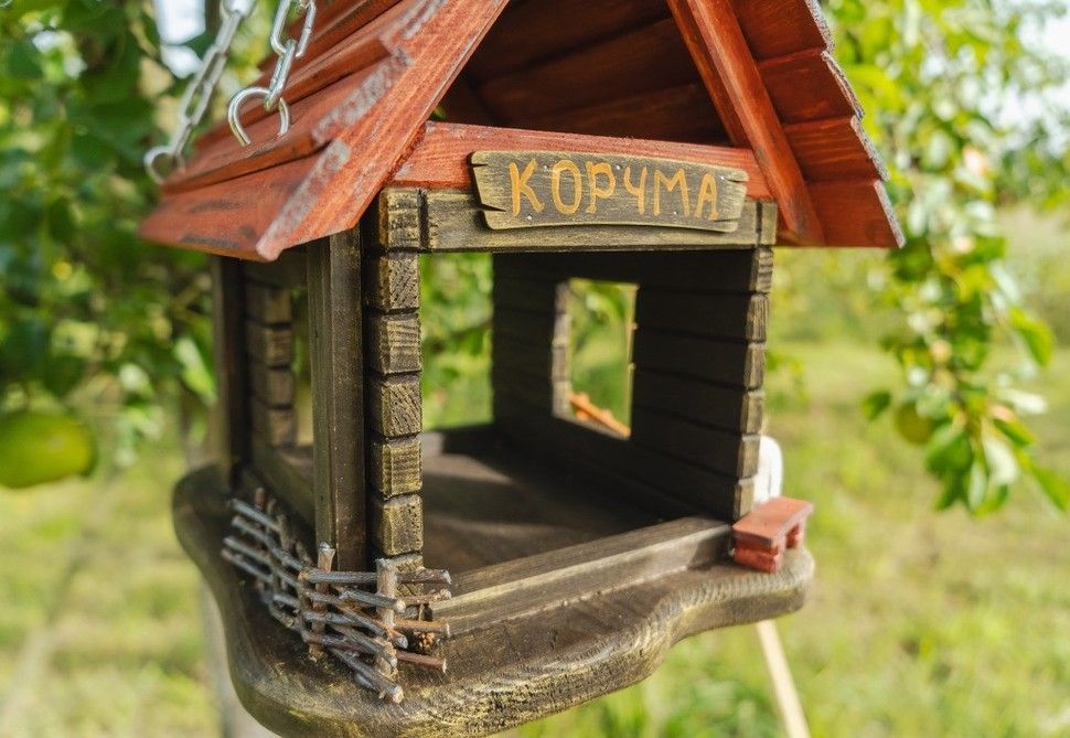 Годівничка для птахів підвісна Корчма 0001197 фото