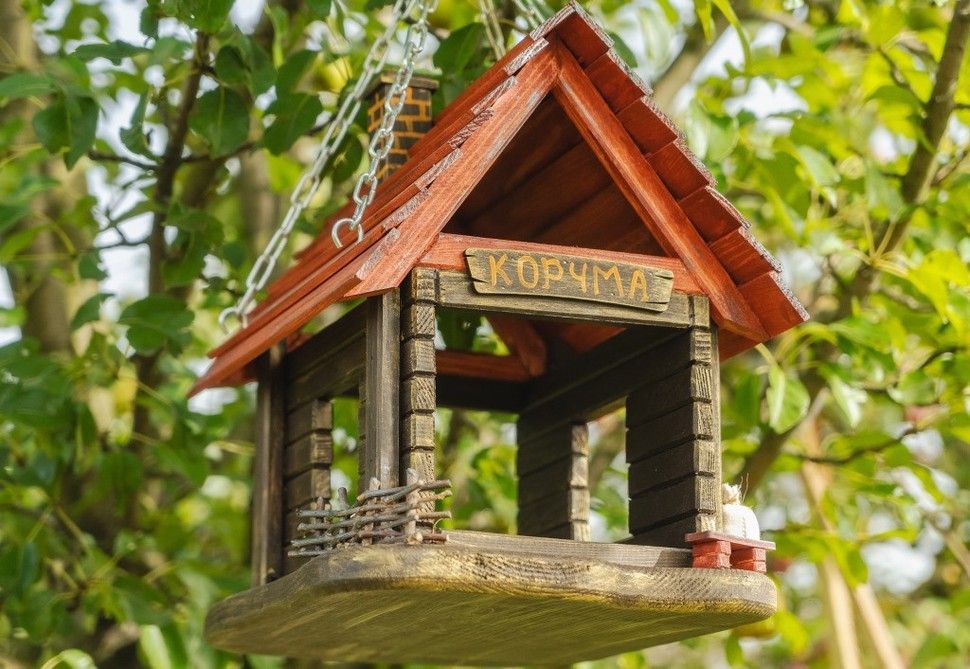 Годівничка для птахів підвісна Корчма 0001197 фото