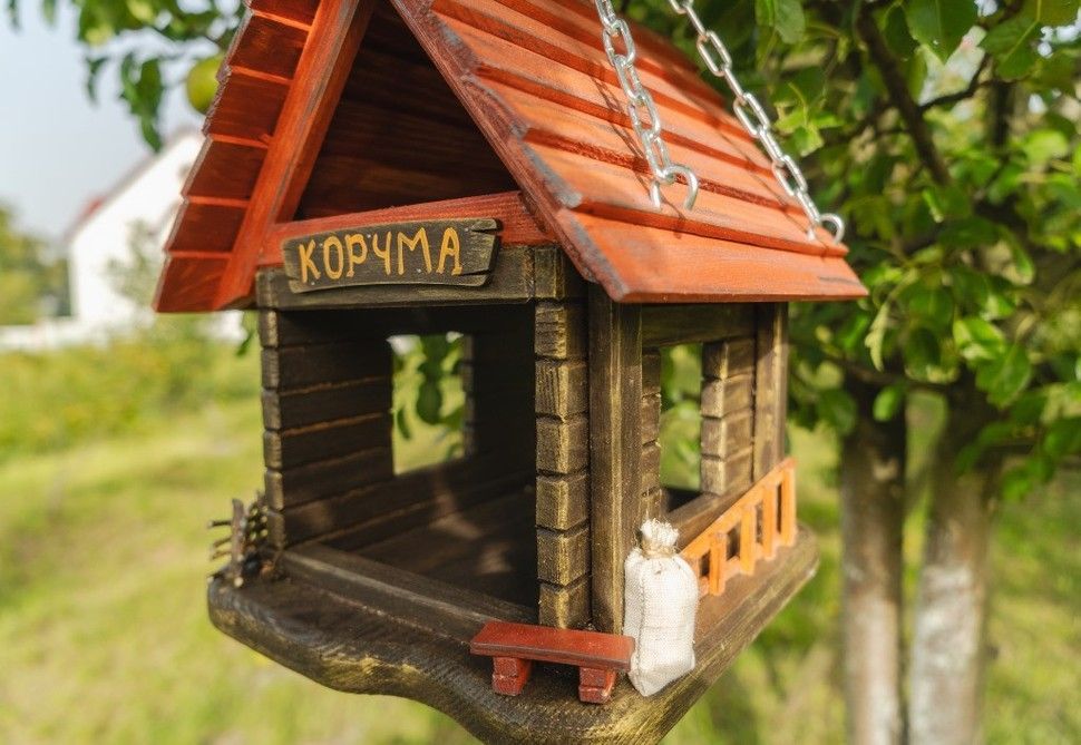 Годівничка для птахів підвісна Корчма 0001197 фото