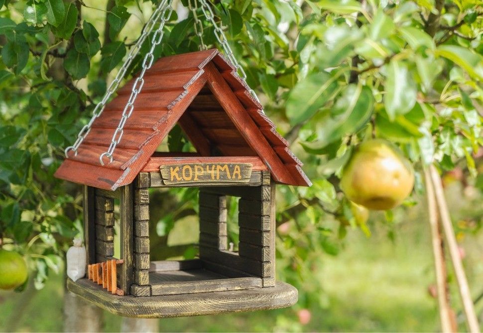 Годівничка для птахів підвісна Корчма 0001197 фото