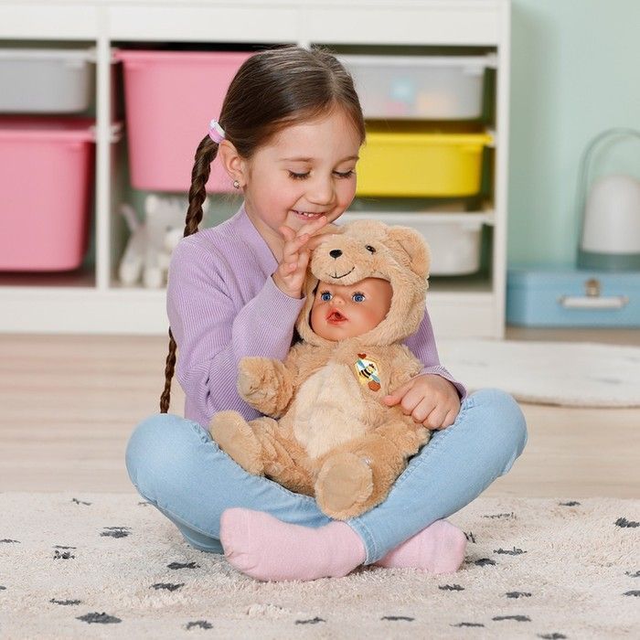 Кукла Baby Born &ndash; Эмма в костюме мишки 837115 фото