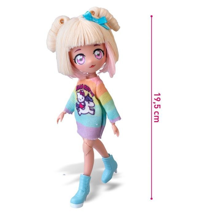 Ігровий набір 4SF Manga Dolls серії Hello Kitty &ndash; Стильна Цукерочка-єдиноріг HKTF2000 фото