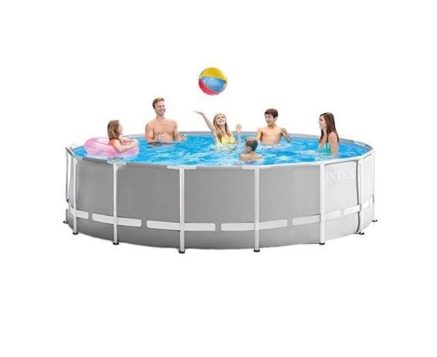 Бассейн INTEX каркасный c фильтр-насосом и лестницей 26716 р.366*99 см 26716 фото