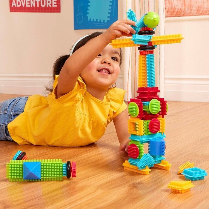 Конструктор серії Bristle Blocks - Будівельник, 56 деталей BT3070Z фото