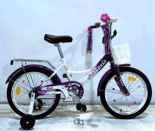 Дитячий 2-х колісний велосипед з допоміжними колесами та кошиком 18'' CORSO &laquo;MAXIS&raquo; MX-93821  MX-93821 фото