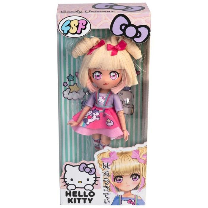 Лялька 4SF Manga Dolls серії Hello Kitty &ndash; Цукерочка-єдиноріг HKTF0400 фото