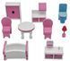 Дерев&rsquo;яний ляльковий будиночок PinkPalace з меблями та терасою  2796175897 фото 8