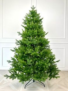 Искусственная литая ёлка Forest Maxi 2 м с металлической подставкой | Пышная новогодняя ёлка премиум-класса V07-07 фото