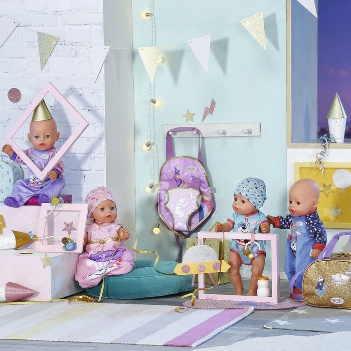 Одежда для куклы BABY born - Праздничный комбинезон (синий) 831090-2 фото