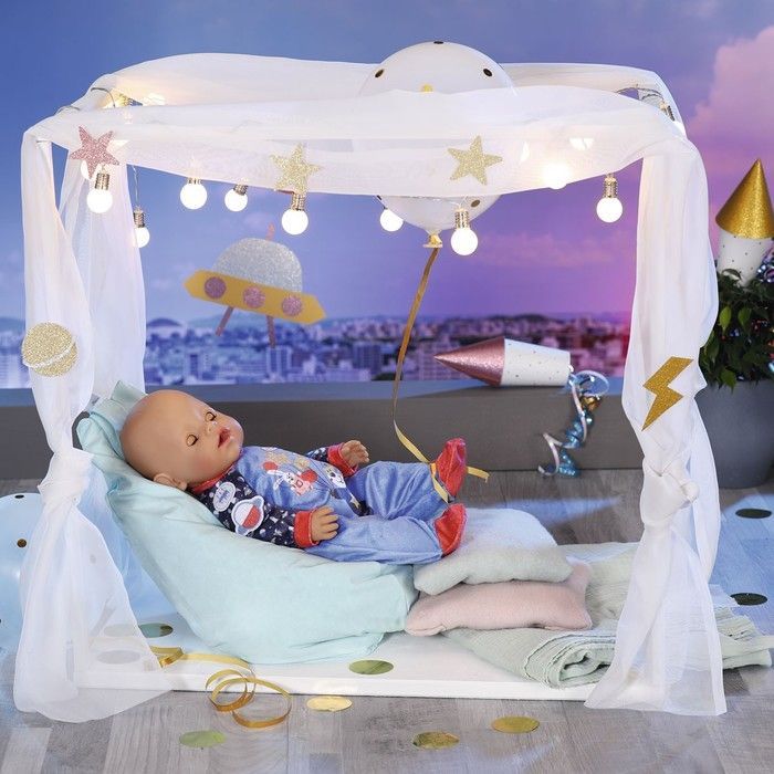 Одежда для куклы BABY born - Праздничный комбинезон (синий) 831090-2 фото