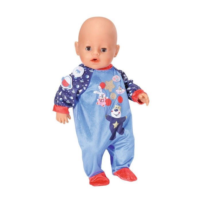 Одежда для куклы BABY born - Праздничный комбинезон (синий) 831090-2 фото