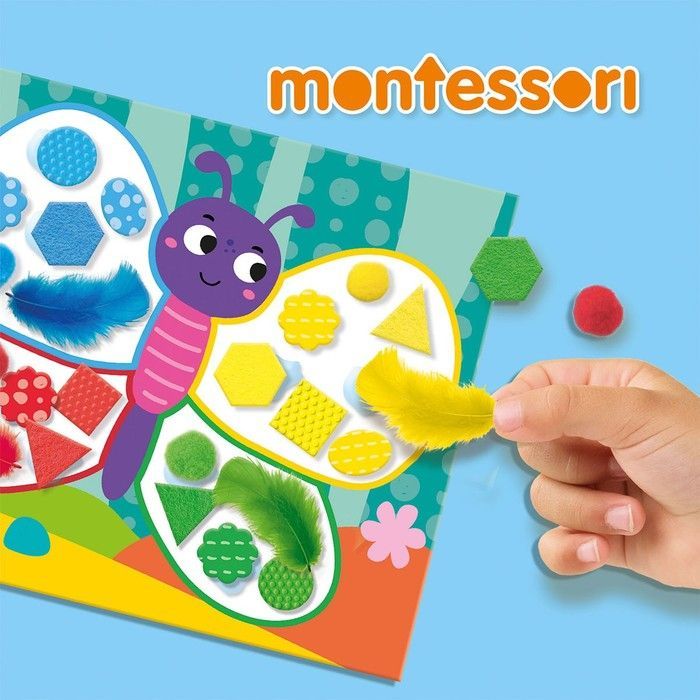 Набір для творчості серії Montessori &ndash; Сортуй кольори та матеріали 14062S фото