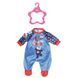 Одежда для куклы BABY born - Праздничный комбинезон (синий) 831090-2 фото 9