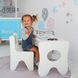 Удобный столик в детскую комнату 70&times;45&times;51, детский игральный стол с ящиком, белый TD-59867 фото 6