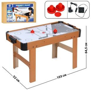 Настольная игра "Аэрохоккей" A0033 на ножках деревянная A0033  фото