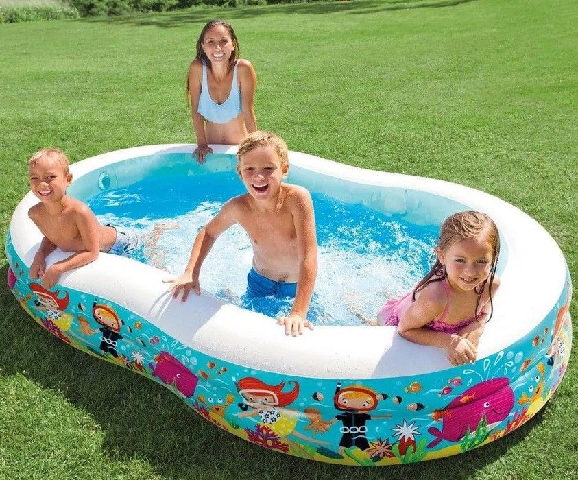Бассейн INTEX 56490 &laquo;Веселый дайвинг&raquo;, 262 х 160 х 46 см 56490 фото