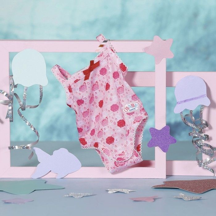 Одяг для ляльки BABY born - Боді S2 (рожеве) 830130-1 фото
