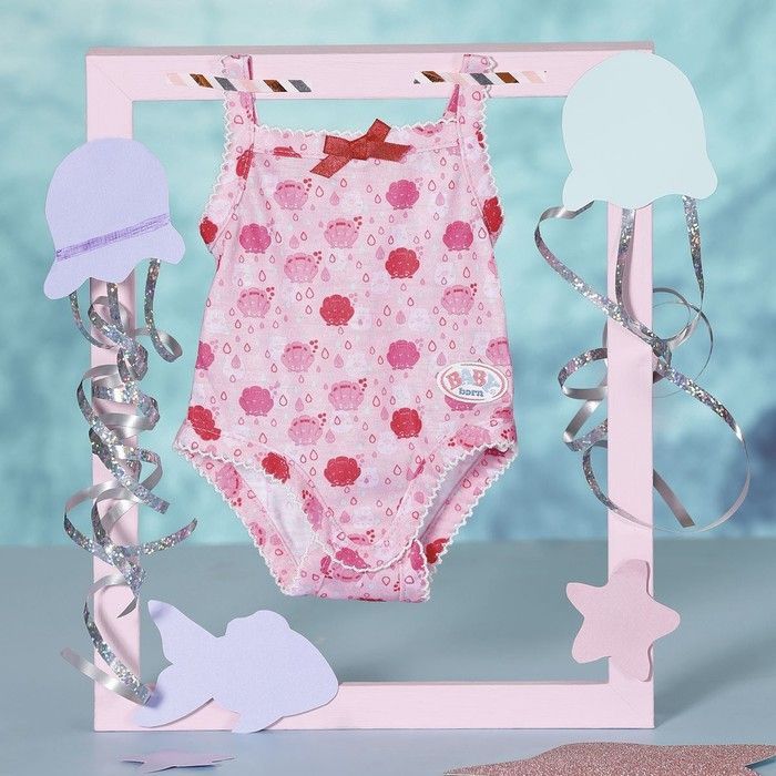Одяг для ляльки BABY born - Боді S2 (рожеве) 830130-1 фото