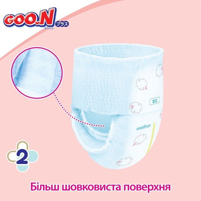Трусики-подгузники Goo.N Plus для детей (размер 4(L), 9-14 кг, 88 шт) 21000632-2 фото