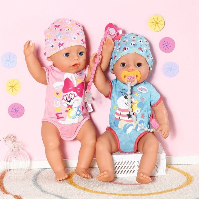 Пустушка для ляльки Baby Born на кліпсі (в асорт.) 832486 фото