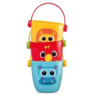 Игрушечные ведерка для игры в ванной Kiddi Smart &ndash; Водограйчики 4332-KS фото